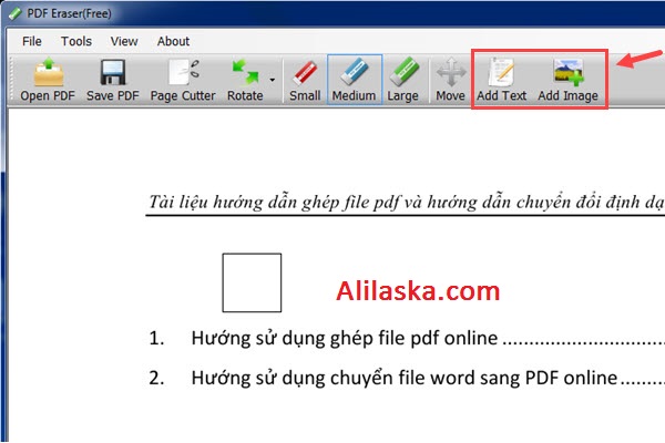 Cách xóa chữ trong file PDF